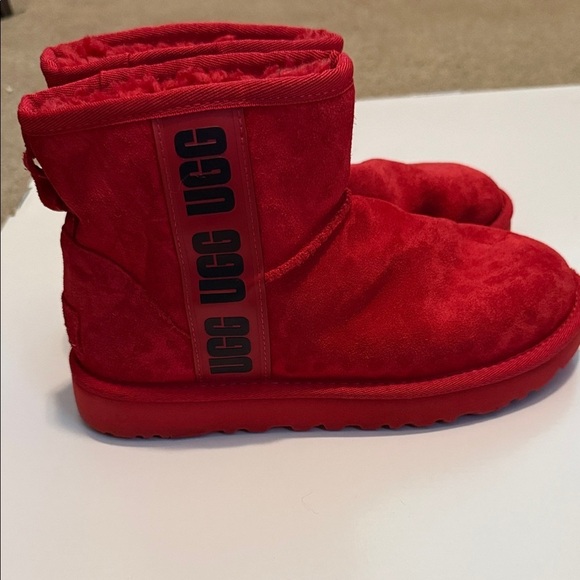 UGG Shoes - UGG Bold Red Suede Boots
